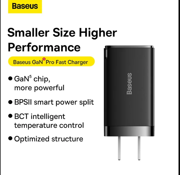 Baseus 65W GaN Fast Charger