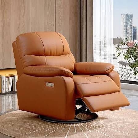 RECLINER SINGLE LEATHER SOFA