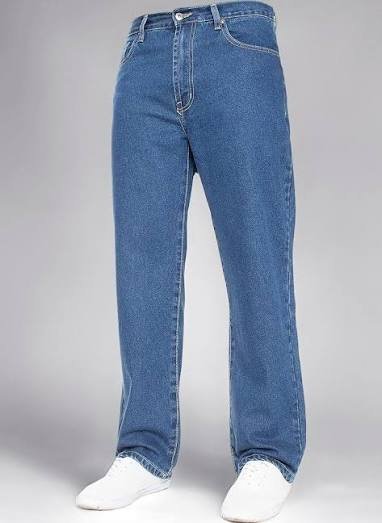 Heavy wash   denim jeans pant