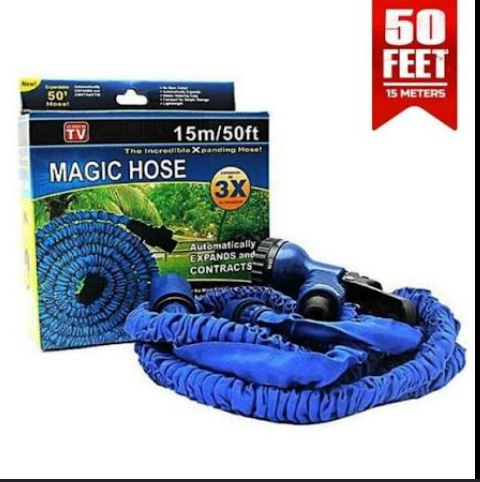 Meter Expandable Garden Hose Pipe with 8 Function Nozzle