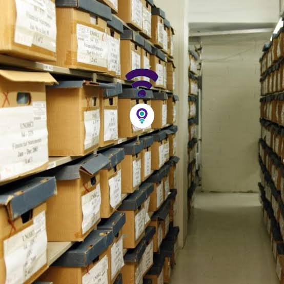 Archive document & corporate legal file record storage facility with barcode tracking