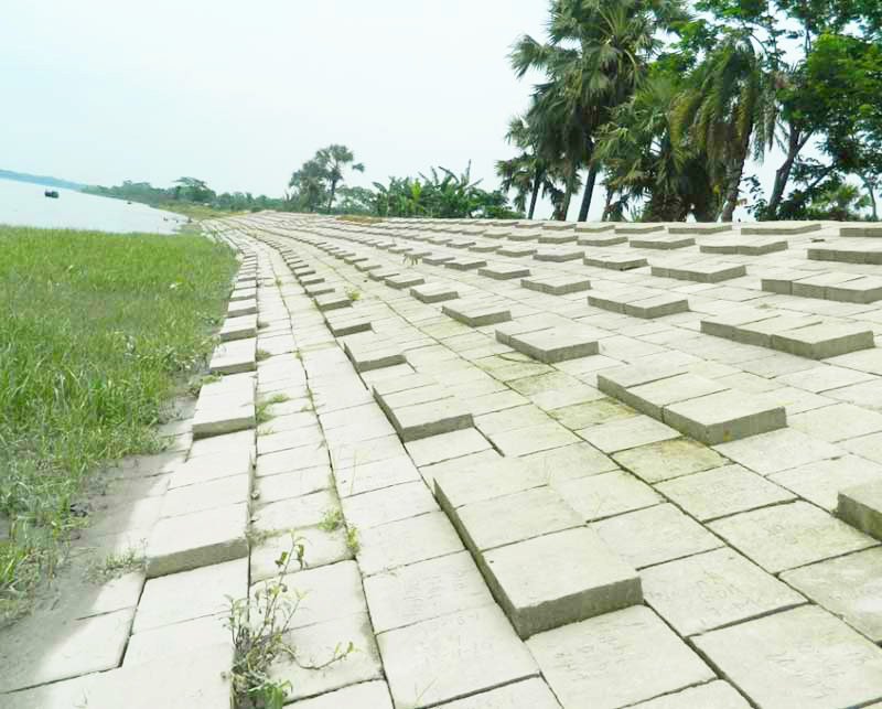 River Bank Protection & CC Block Pitching Works