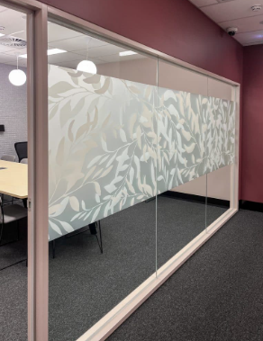 Decorative Frosted Glass Film & Soundproof Double Glazing