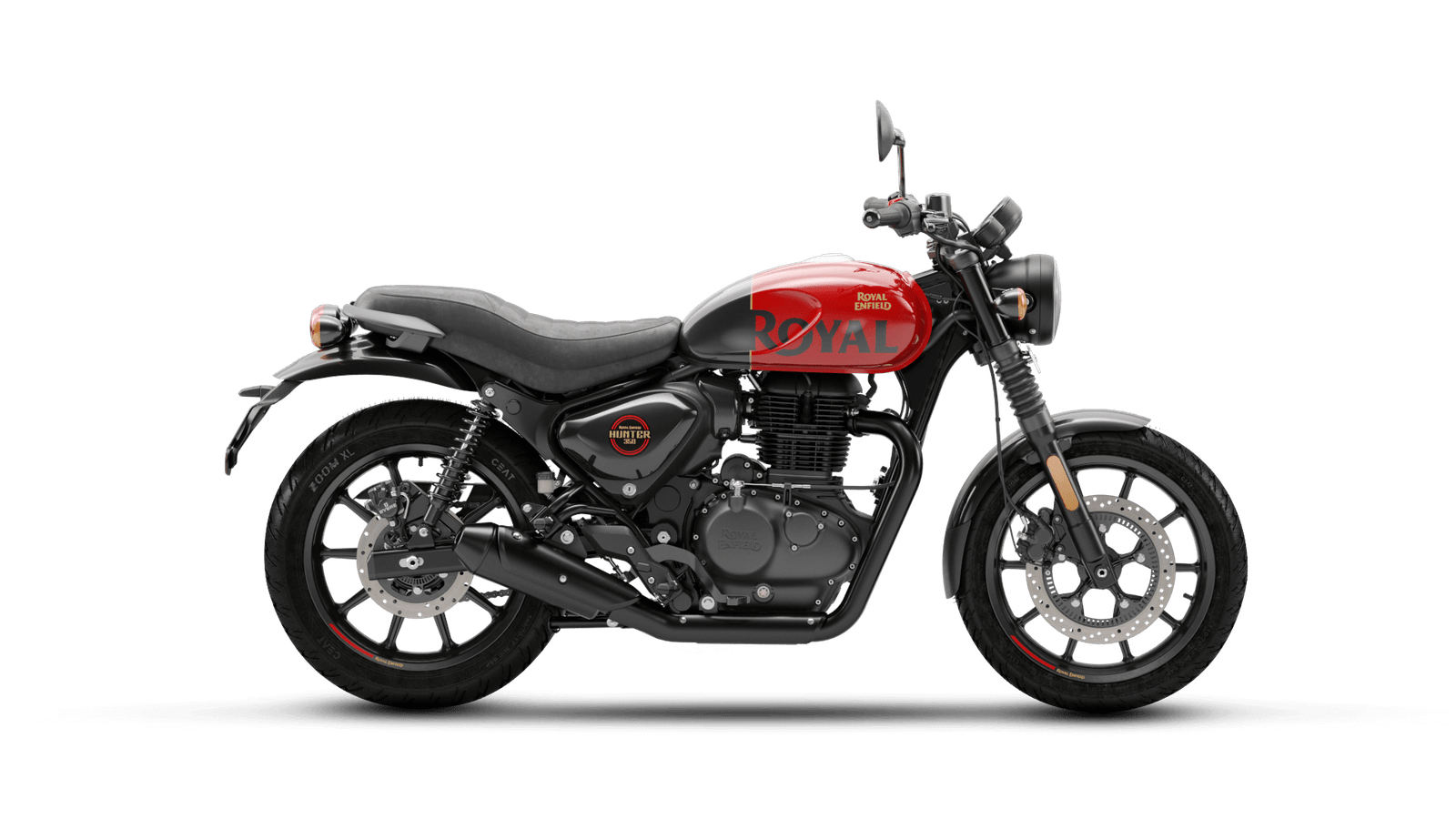 Royal Enfield Hunter 350 Rebel Red